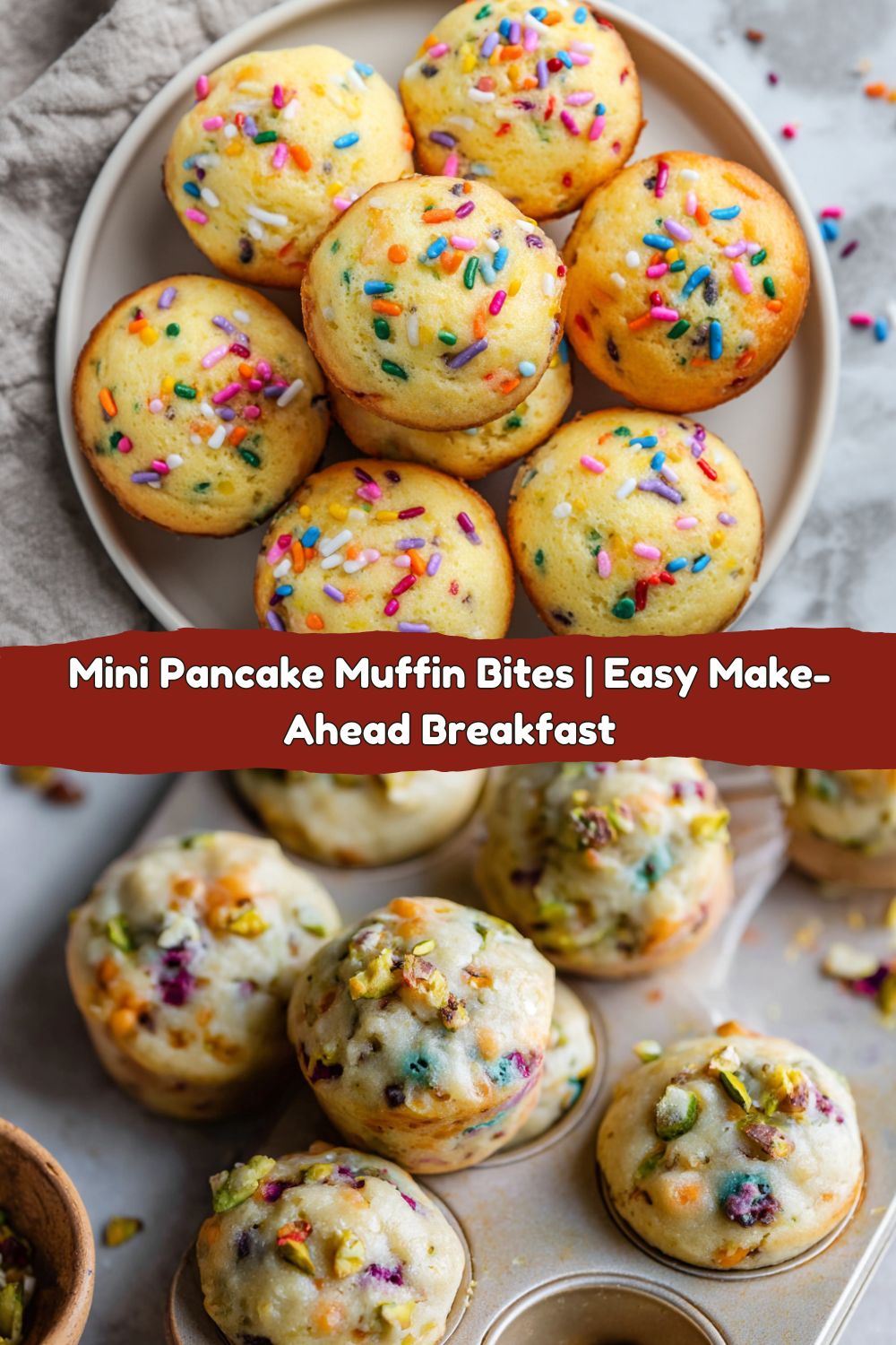 Mini Pancake Muffin Bites
