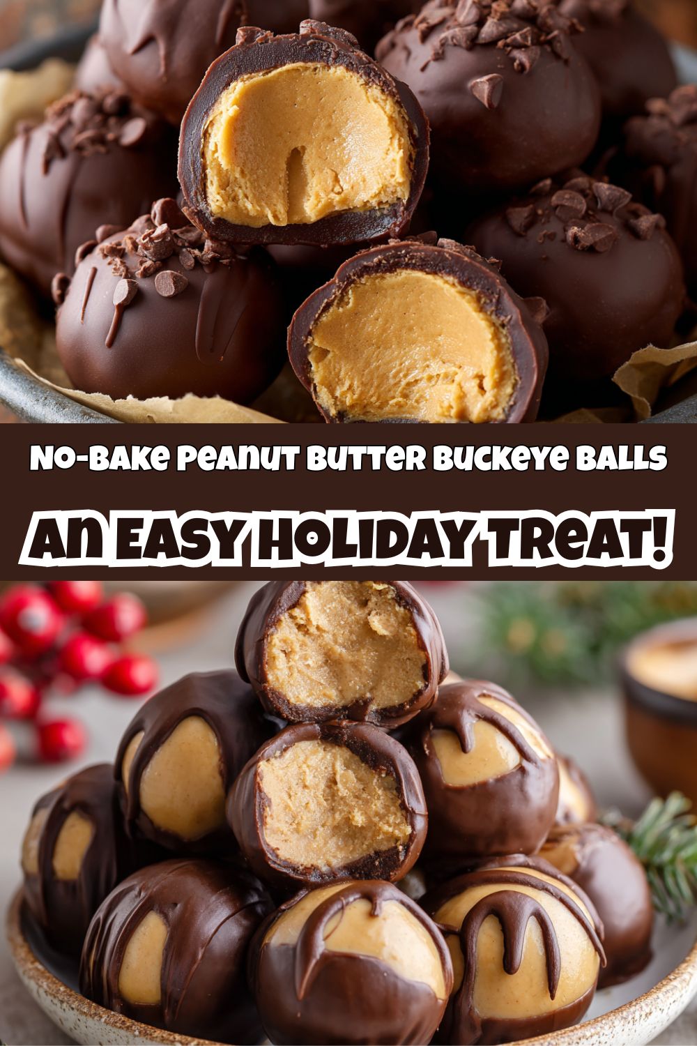 Peanut Butter Balls (Buckeye Balls)