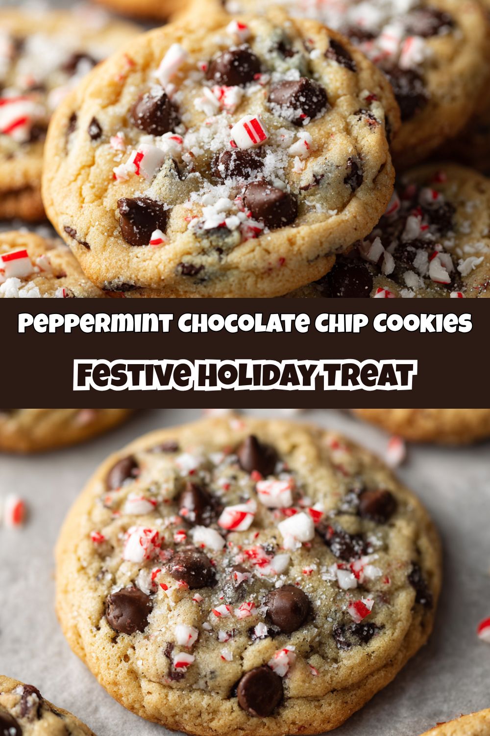 Peppermint Chocolate Chip Cookies
