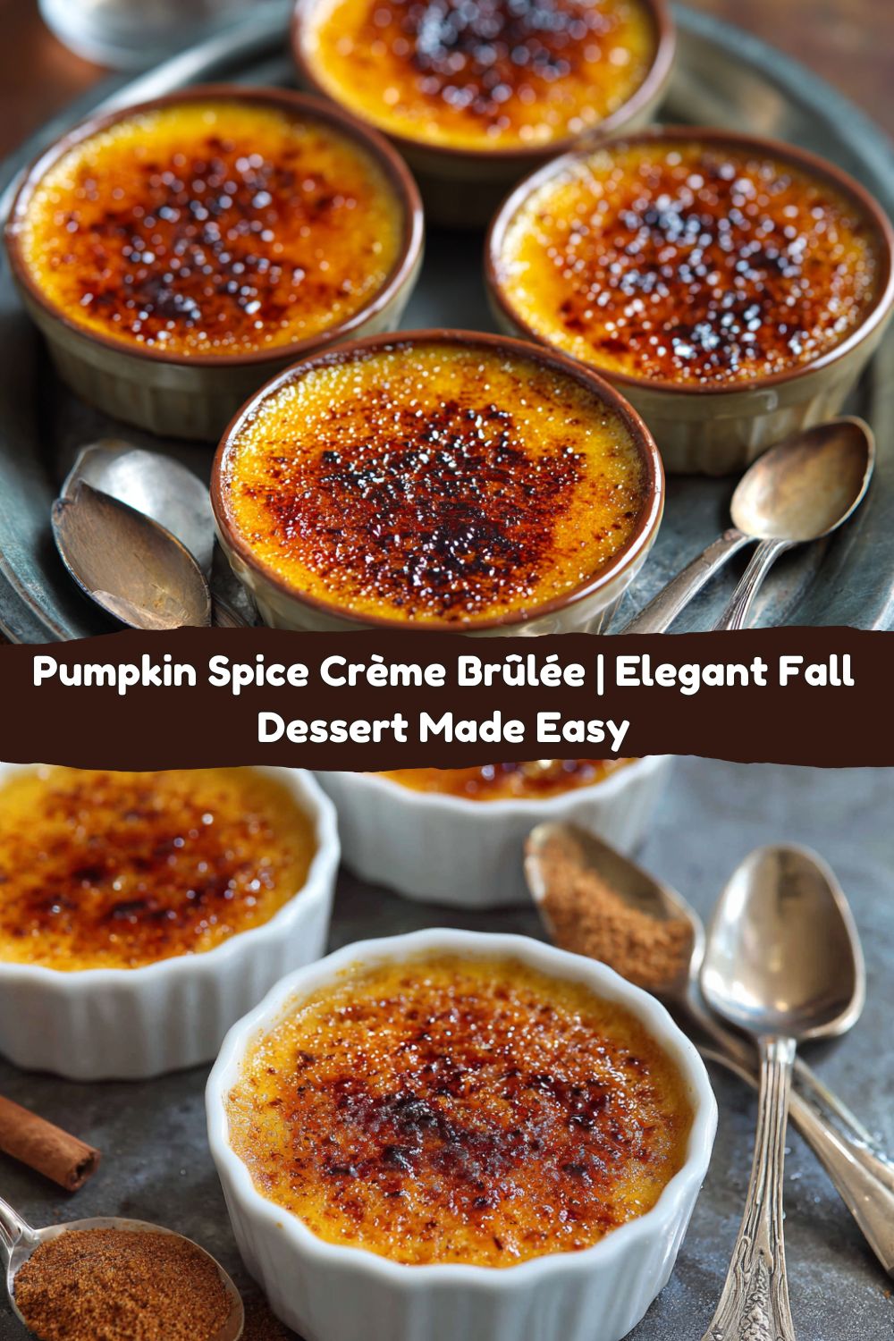 Pumpkin Spice Crème Brûlée