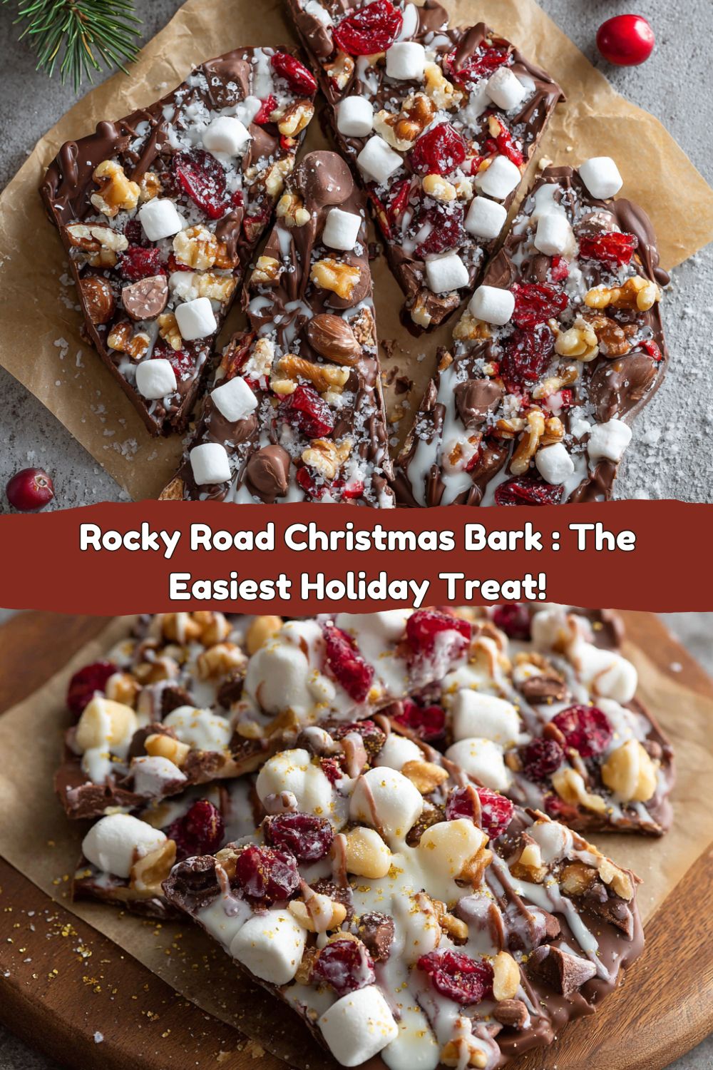 Rocky Road Christmas Bark