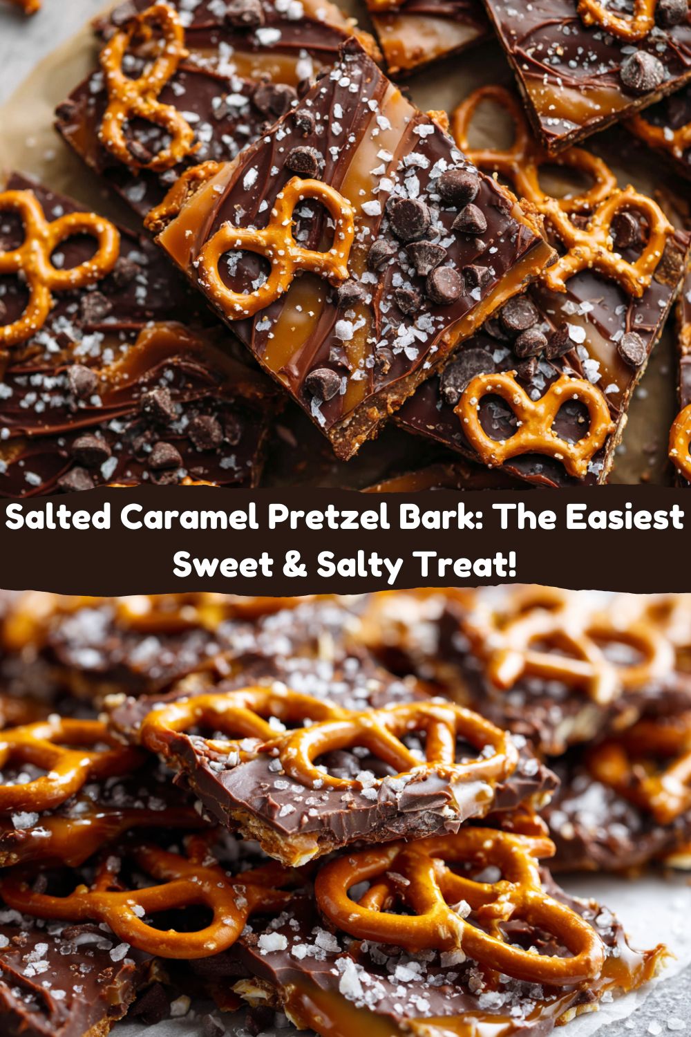 Salted Caramel Pretzel Bark