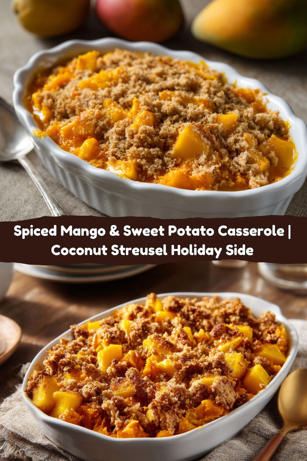 Spiced Mango & Sweet Potato Casserole