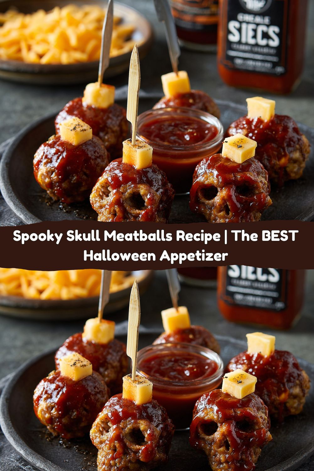 Spooky Skull Meatballs Recipe