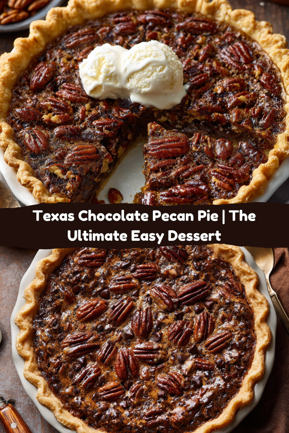 Texas Chocolate Pecan Pie