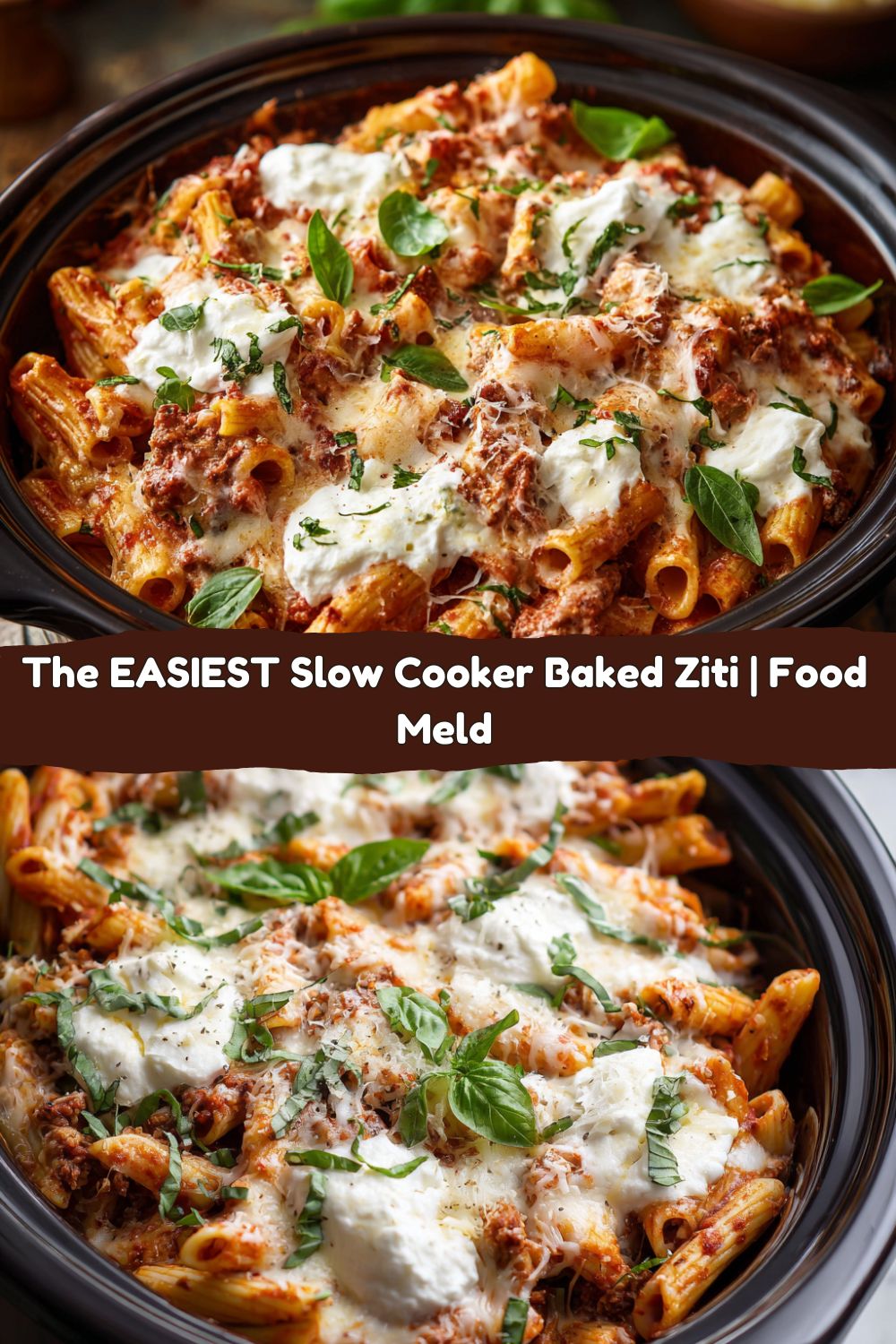 Slow Cooker Baked Ziti