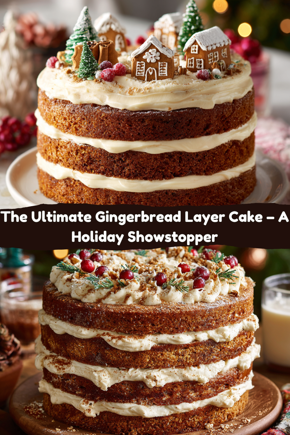 Ultimate Gingerbread Layer Cake