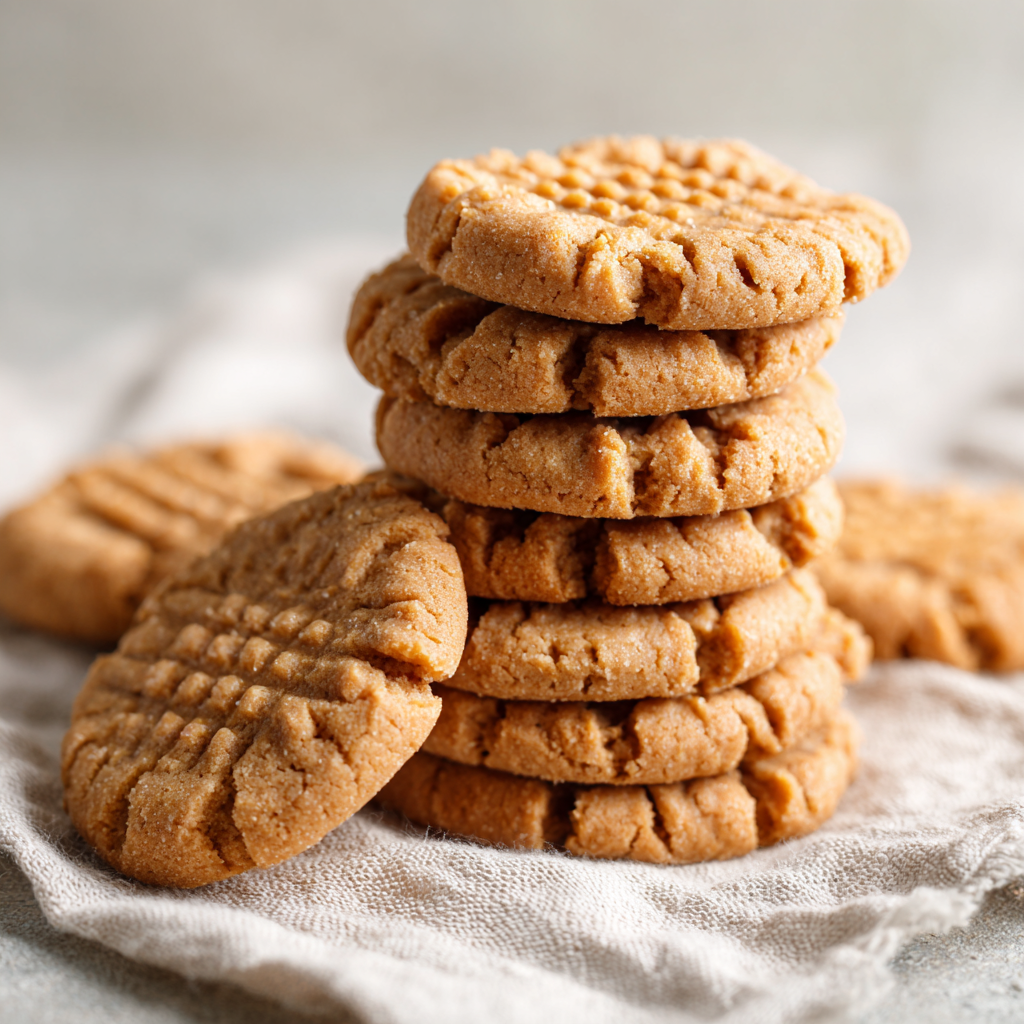 3-Ingredient Peanut Butter Cookies