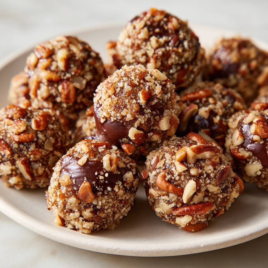 No-Bake Pecan Pie Balls