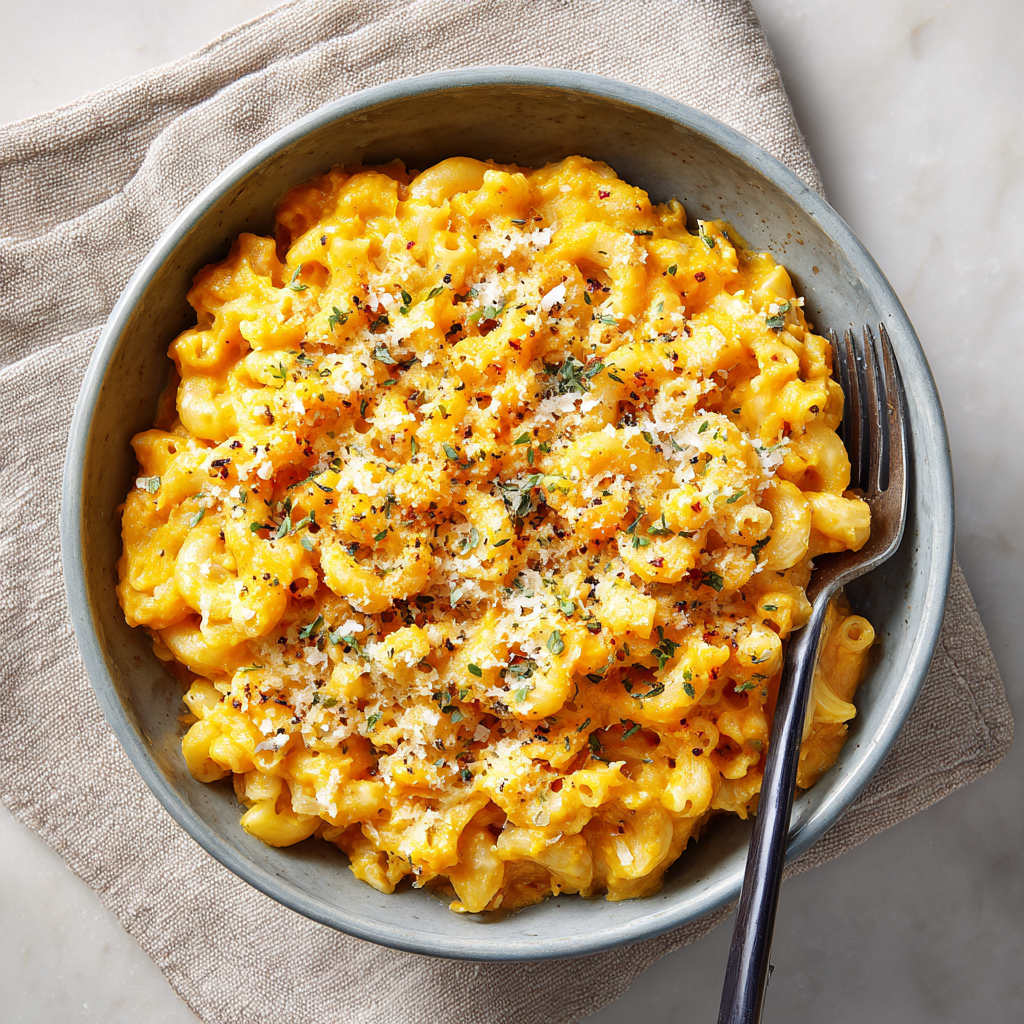 Low-Calorie Mac & Cheese with Butternut Squash or Cauliflower Sauce