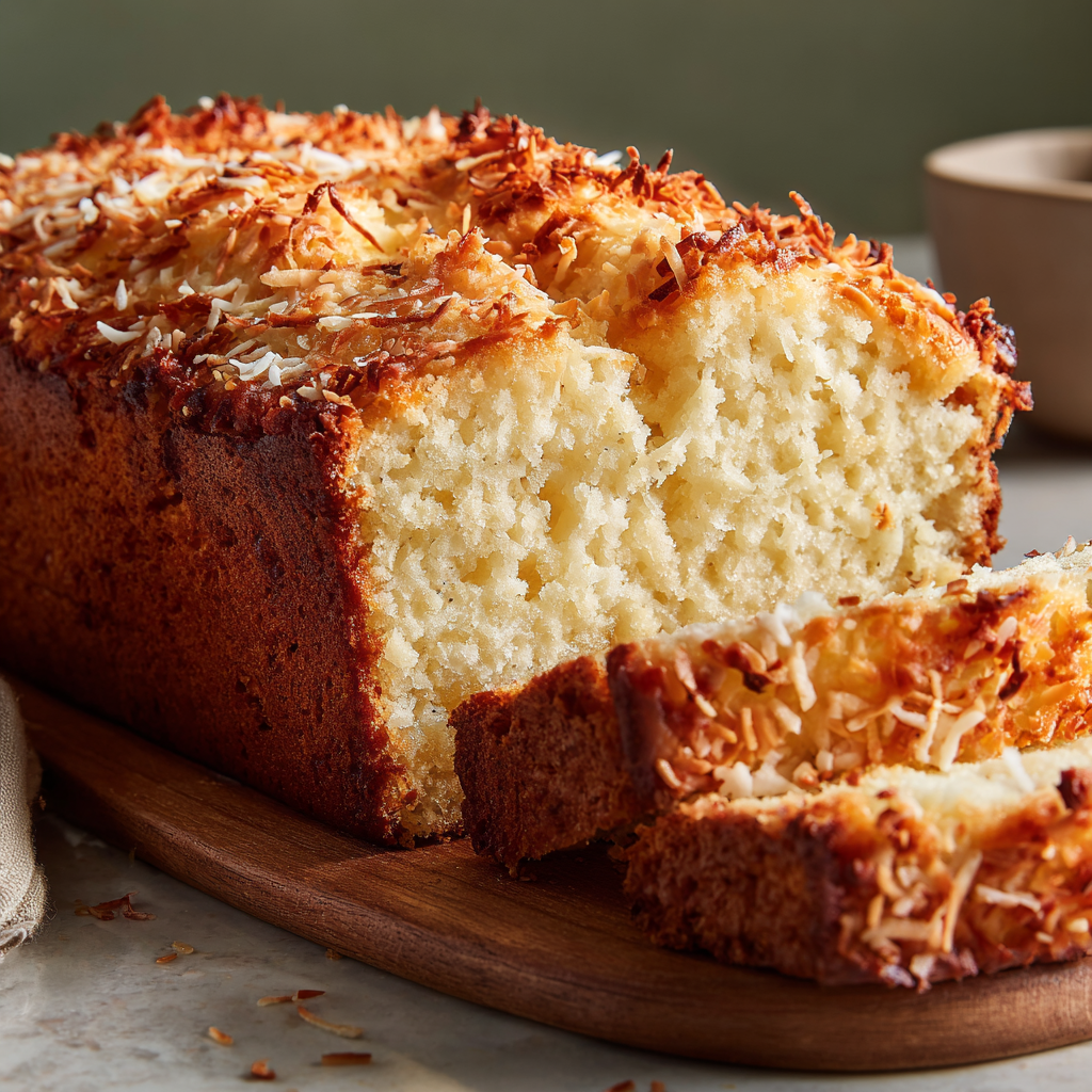 Coconut Cream Pound Cake
