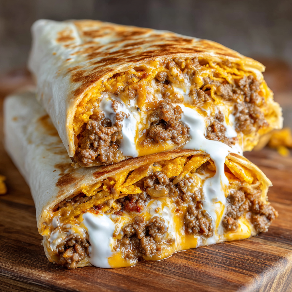 Creamy Taco Tortilla Wrap Hack