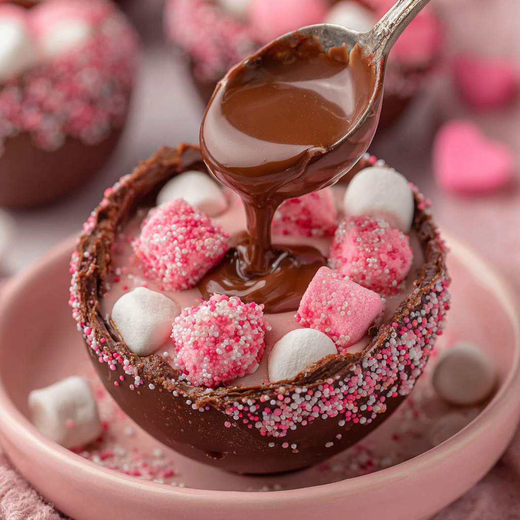 Valentine Hot Chocolate Bombs