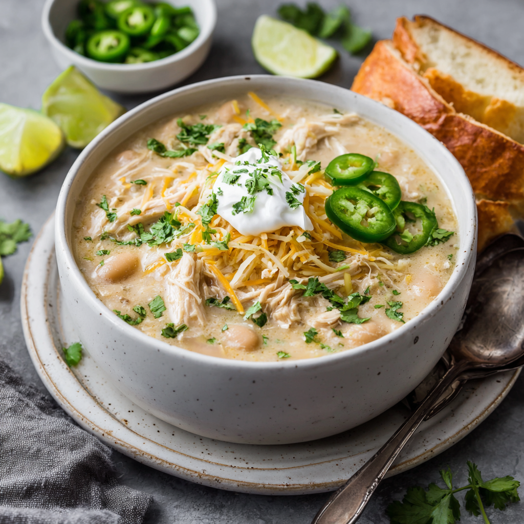 Creamy White Chicken Chili