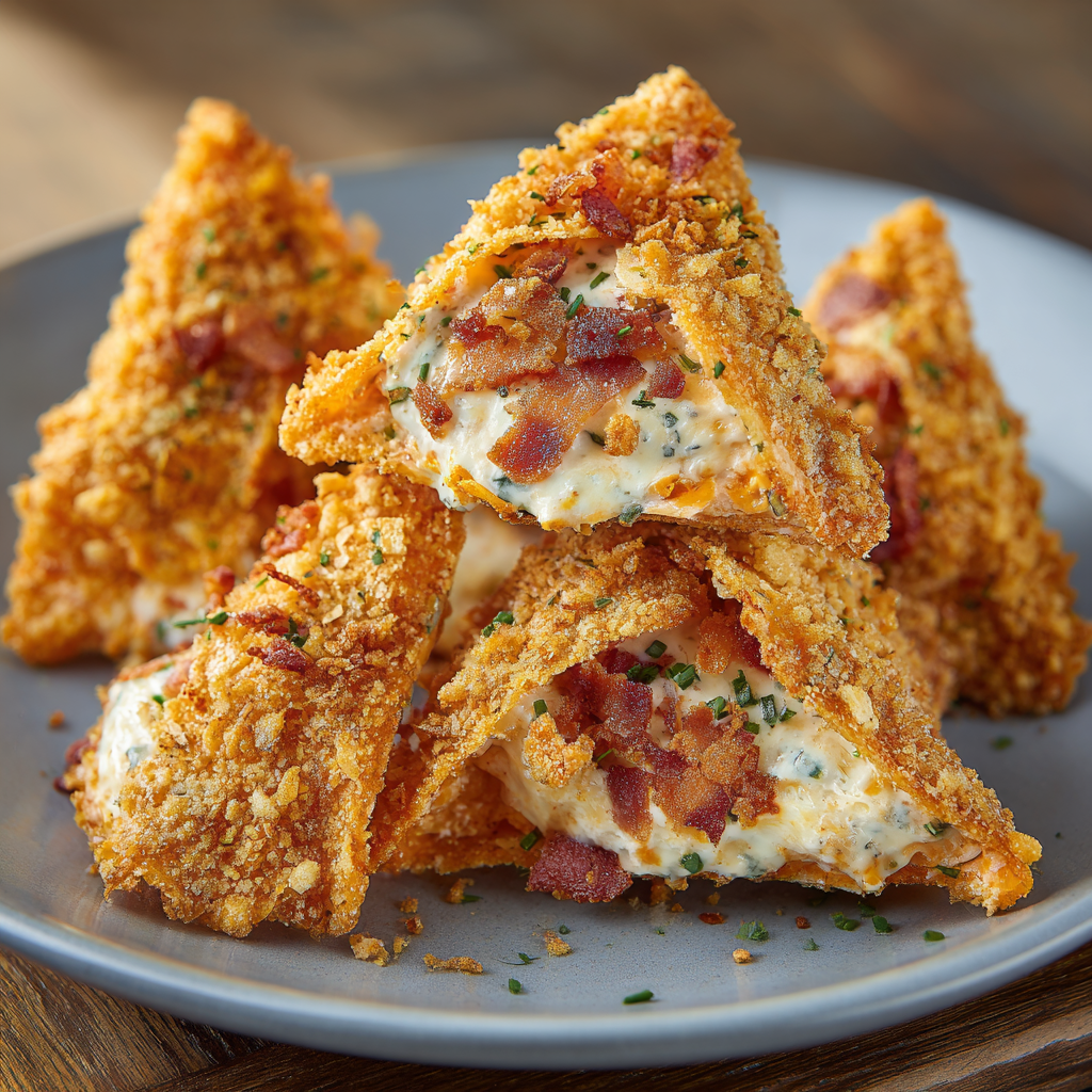 Cream Cheese and Bacon Stuffed Doritos