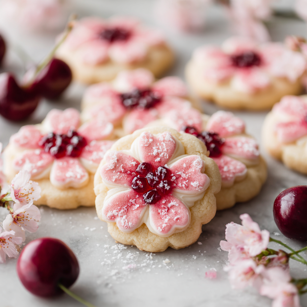 Cherry Blossom Cookies
