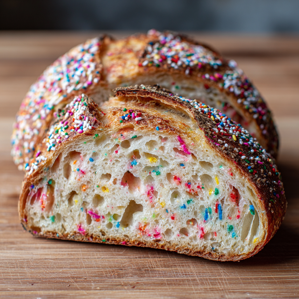 Funfetti Sourdough Bread
