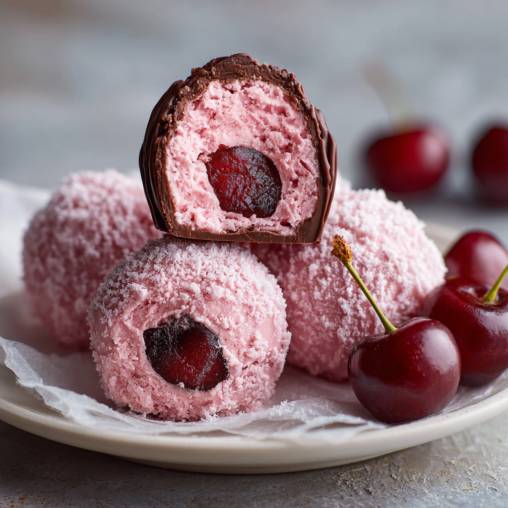 Cherry Mash Truffles