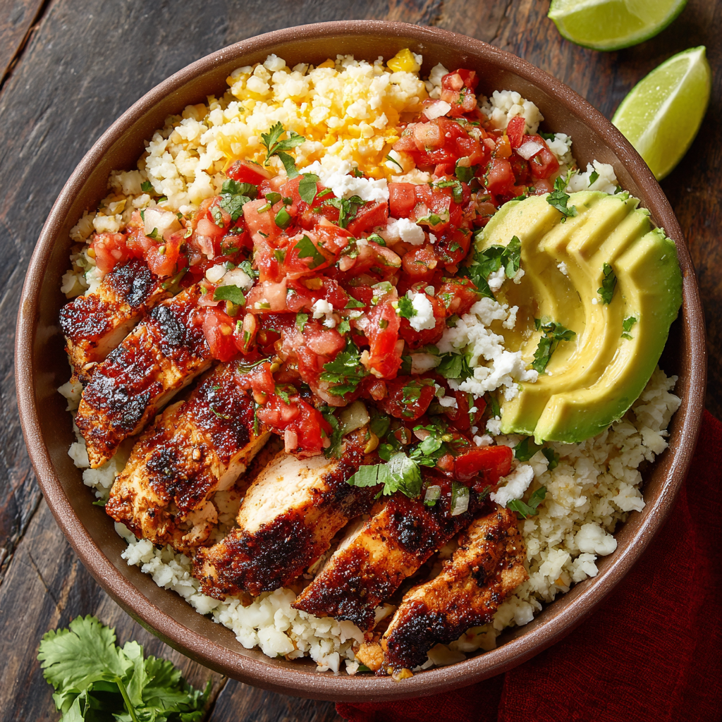 Mexican Power Bowl with Cauliflower Rice