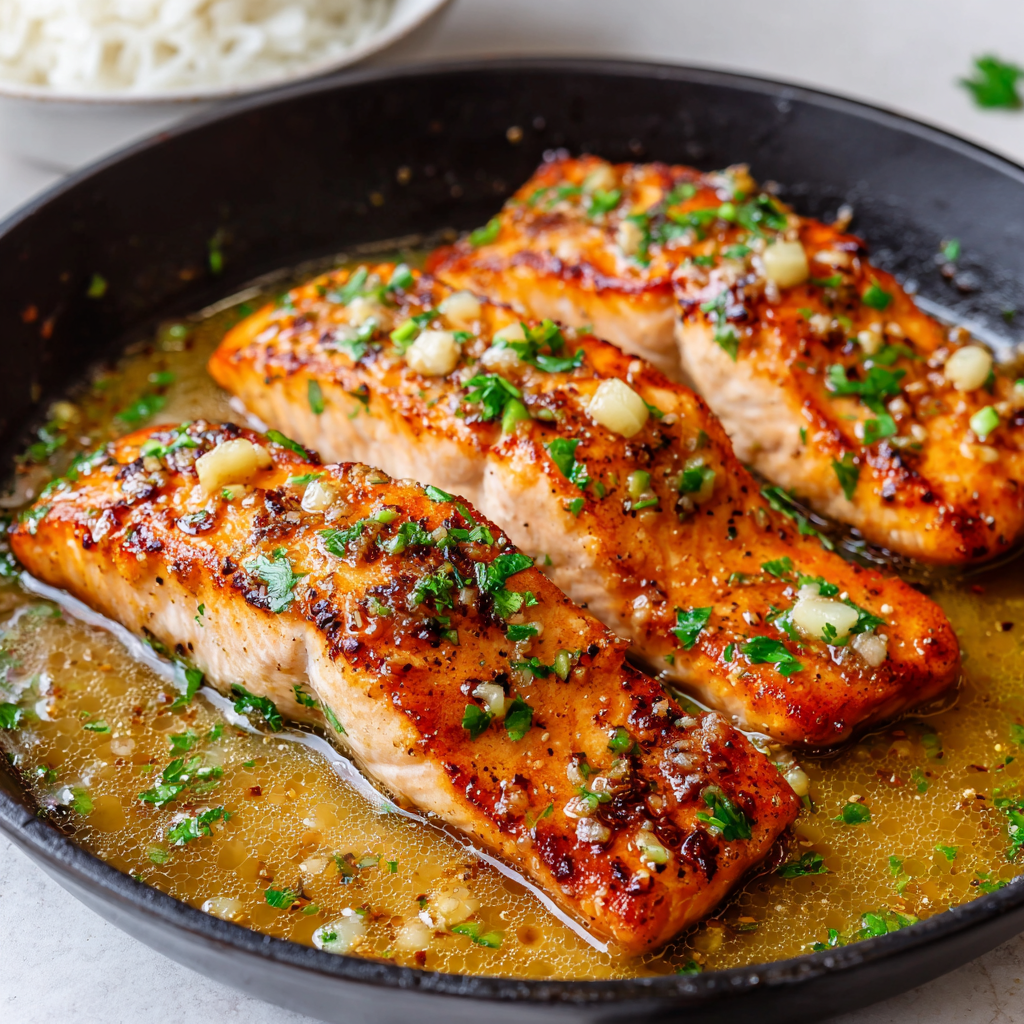 Honey Garlic Salmon Fillets