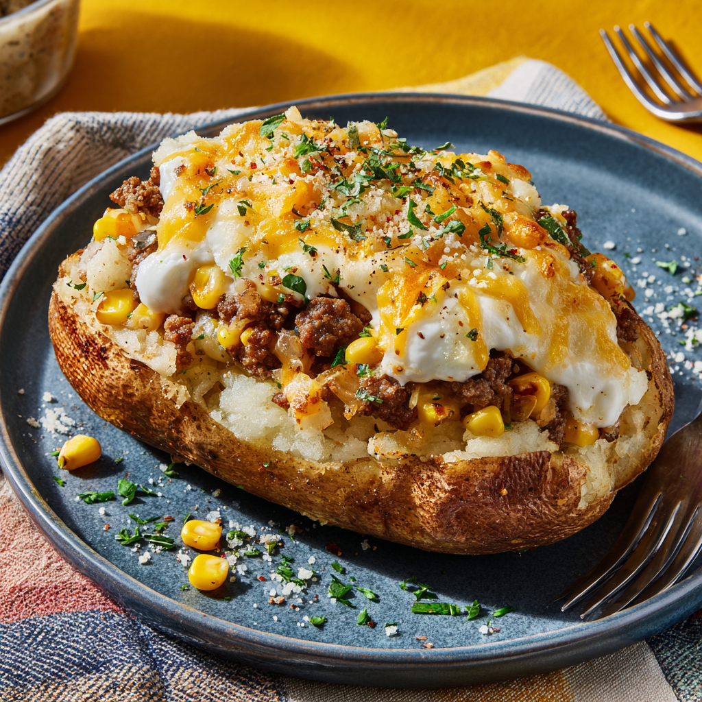 Shepherd’s Pie Baked Potatoes