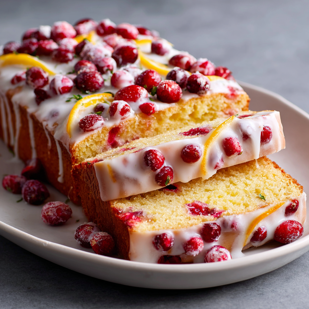 Cranberry Orange Loaf Cake