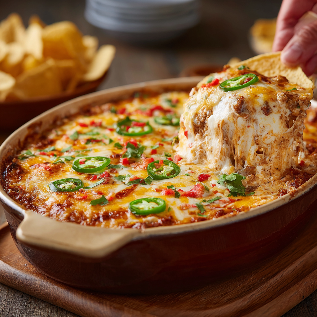 Cheesy Texas Trash Dip