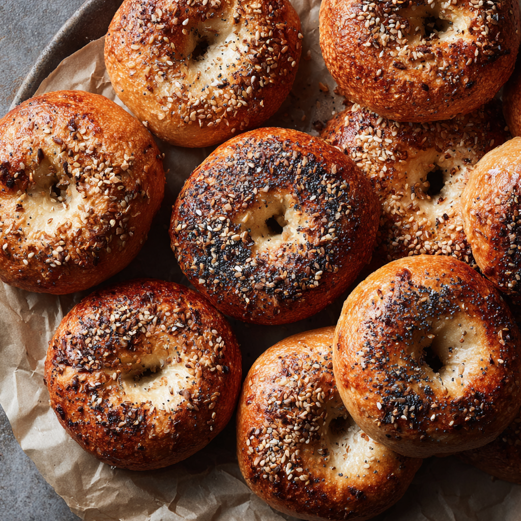 Sourdough Bagels
