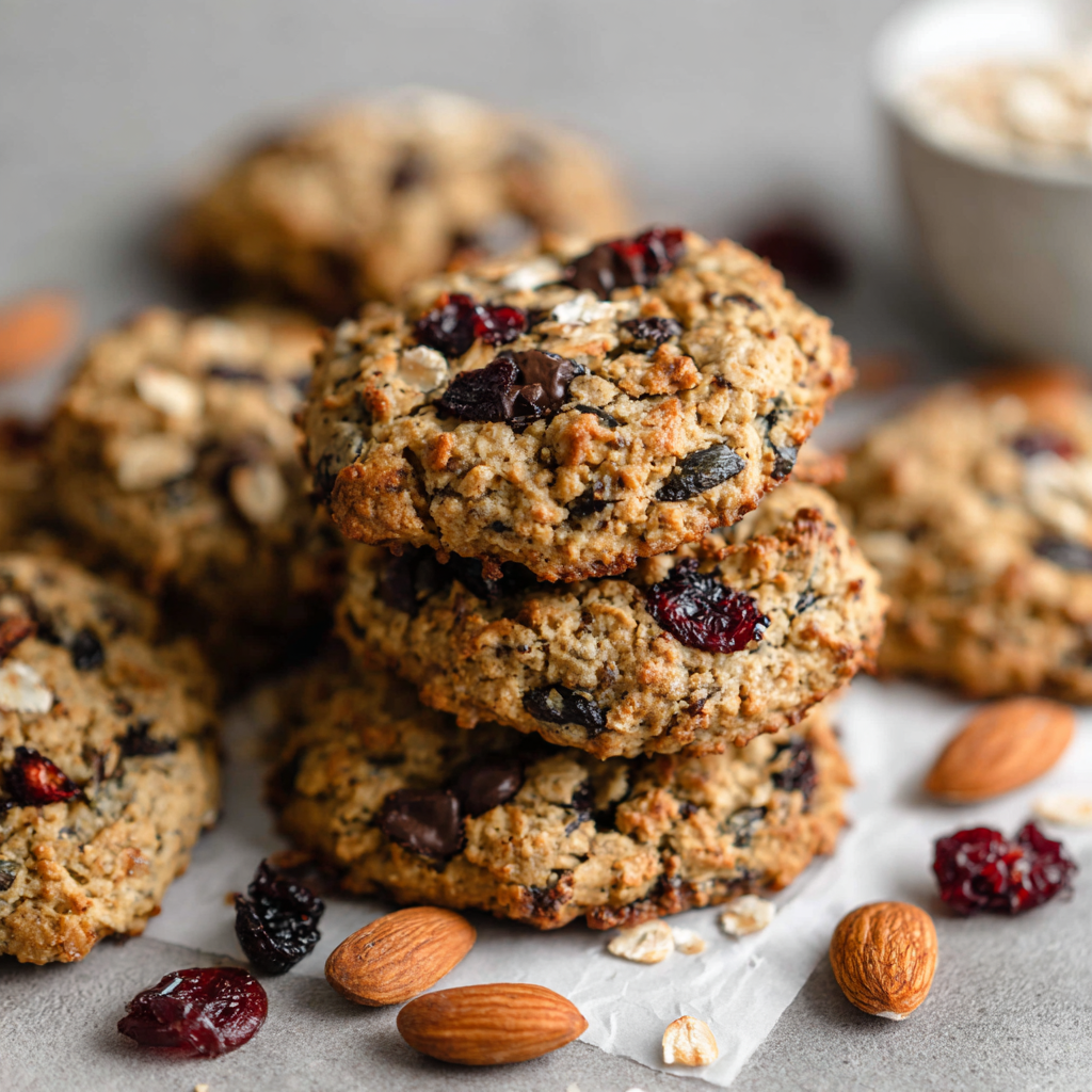 Chewy Trail Mix Cookies