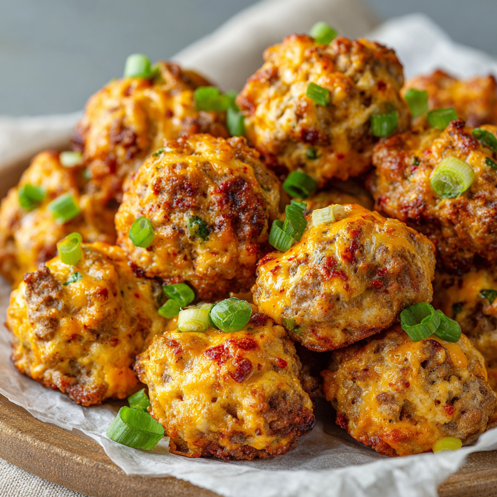 Pimento Cheese Sausage Balls