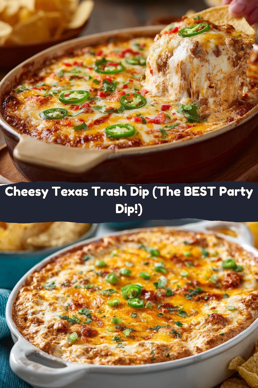 Cheesy Texas Trash Dip