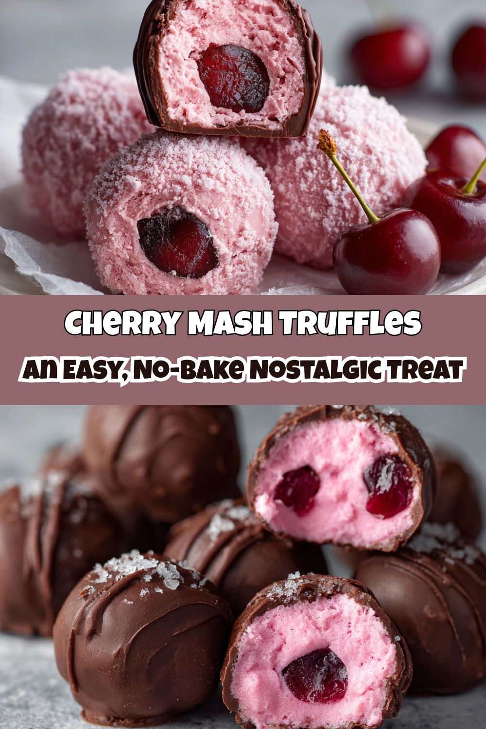 Cherry Mash Truffles