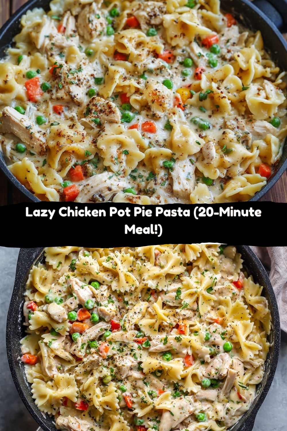 Chicken Pot Pie Pasta
