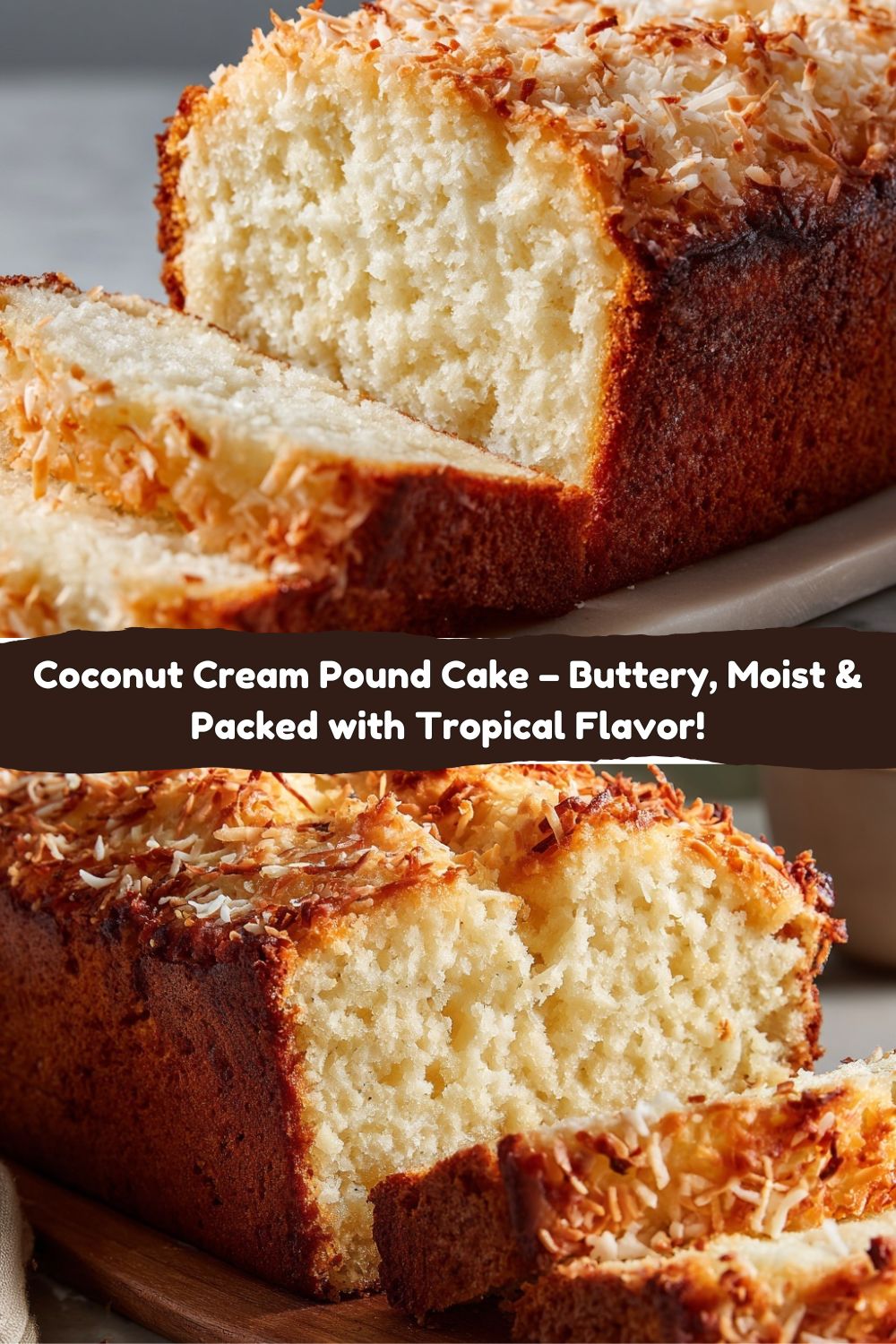 Coconut Cream Pound Cake