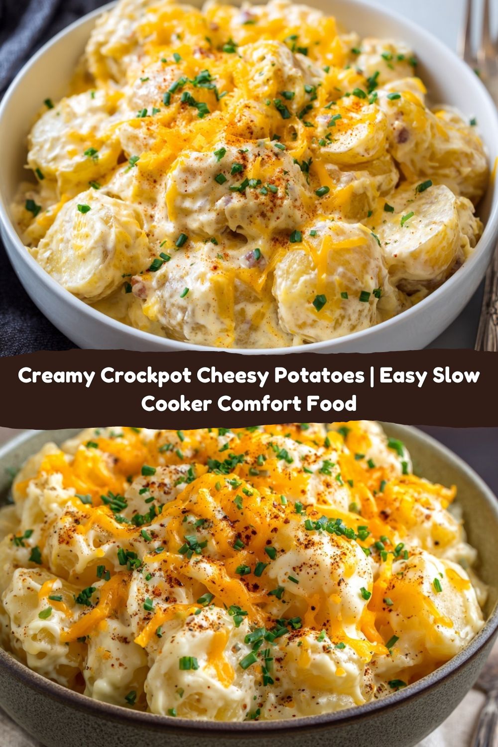 Creamy Crockpot Cheesy Potatoes : Easy, Comforting & Crowd-Pleasing