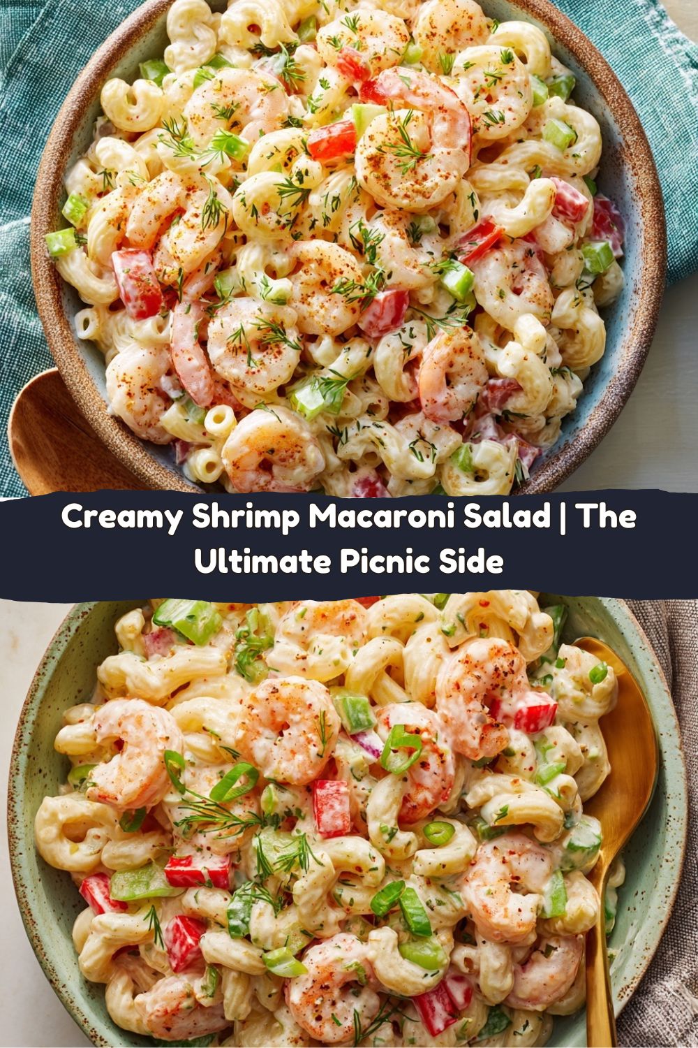 Creamy Shrimp Macaroni Salad 