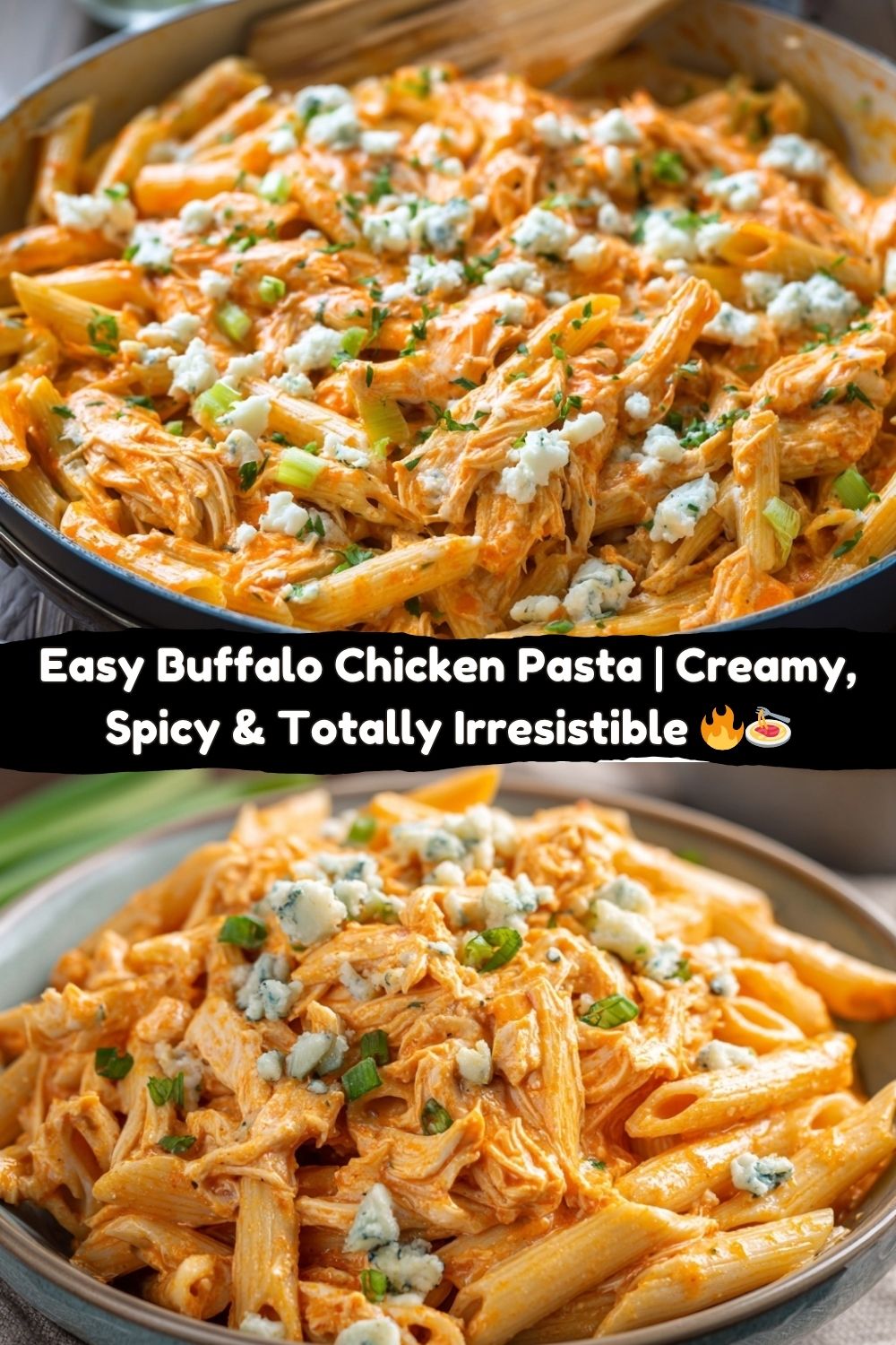Easy Buffalo Chicken Pasta Recipe