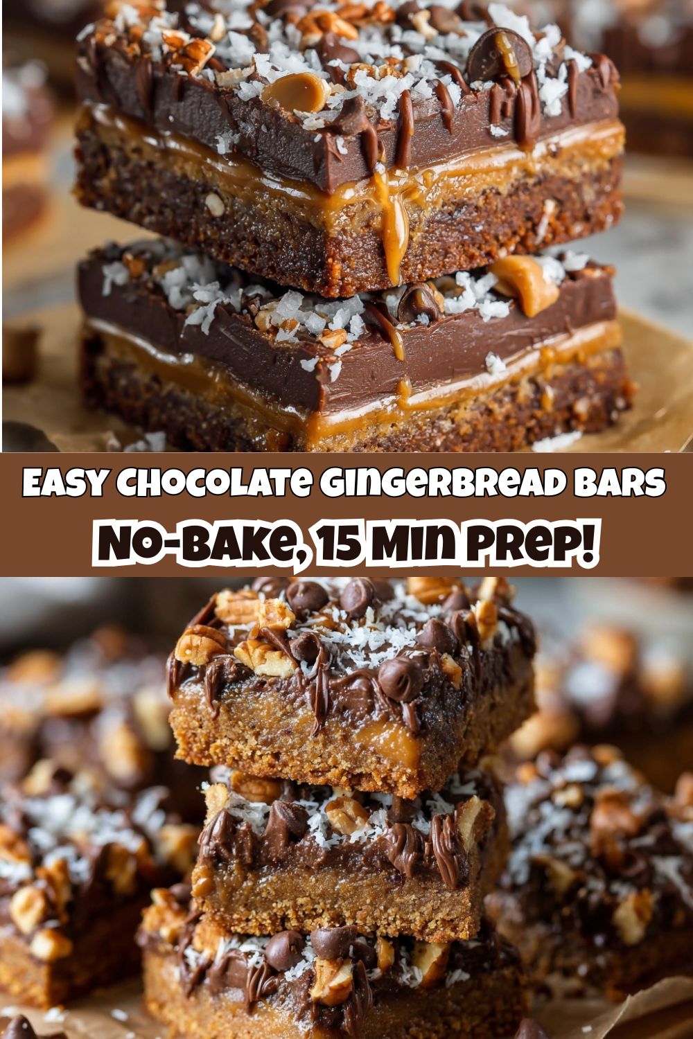 Chocolate Gingerbread Bars