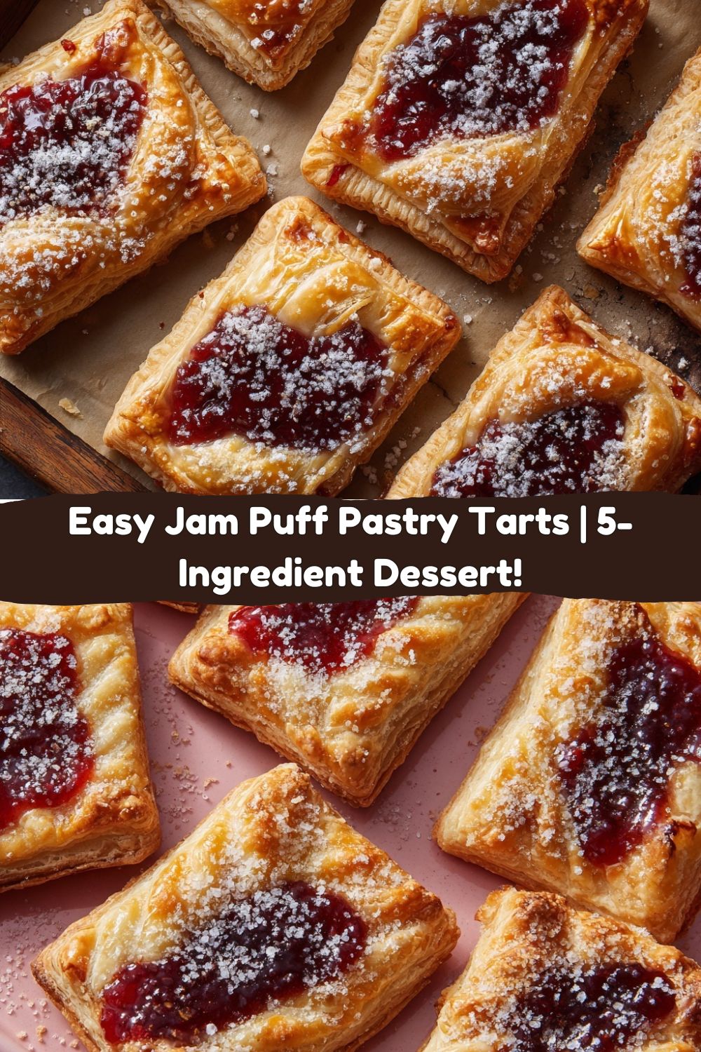 Easy Jam Puff Pastry Tarts