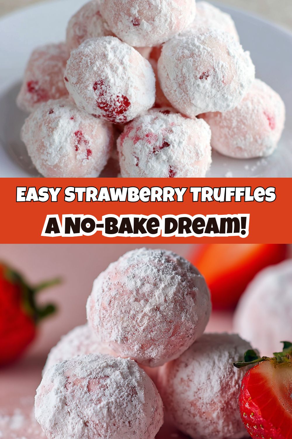 Easy Strawberry Truffles