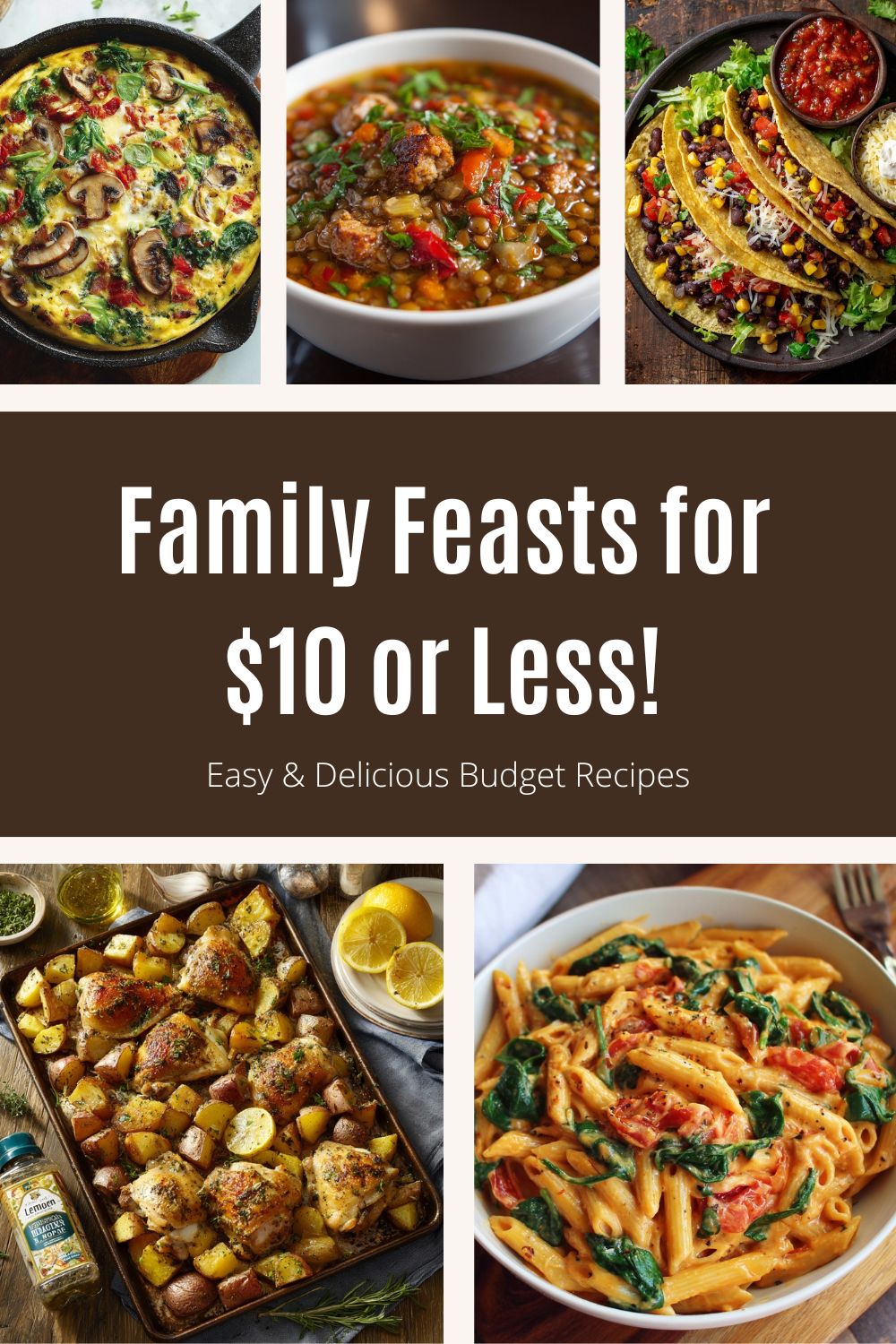 Family Feasts for $10 or Less!