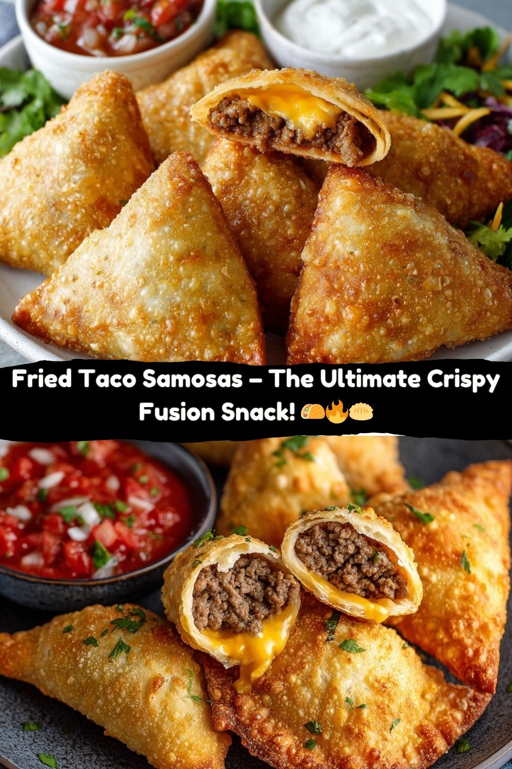 Fried Taco Samosas