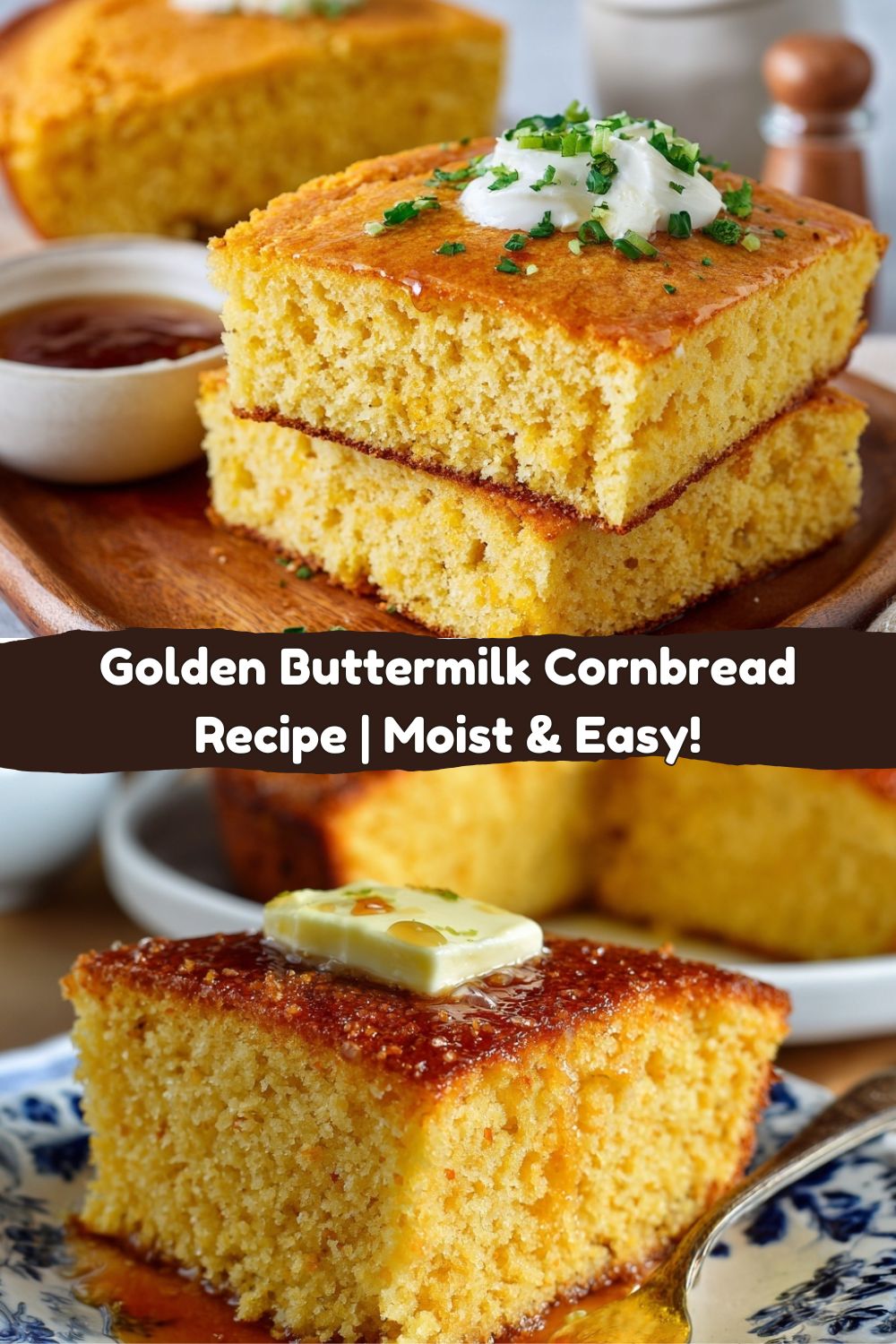 Golden Buttermilk Cornbread Recipe