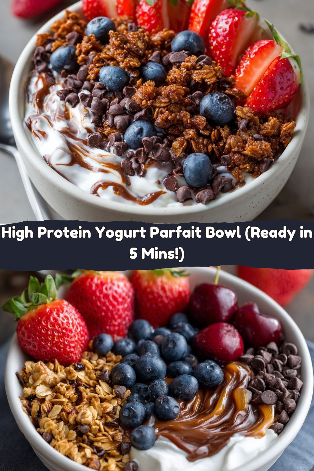 High Protein Yogurt Parfait Bowl