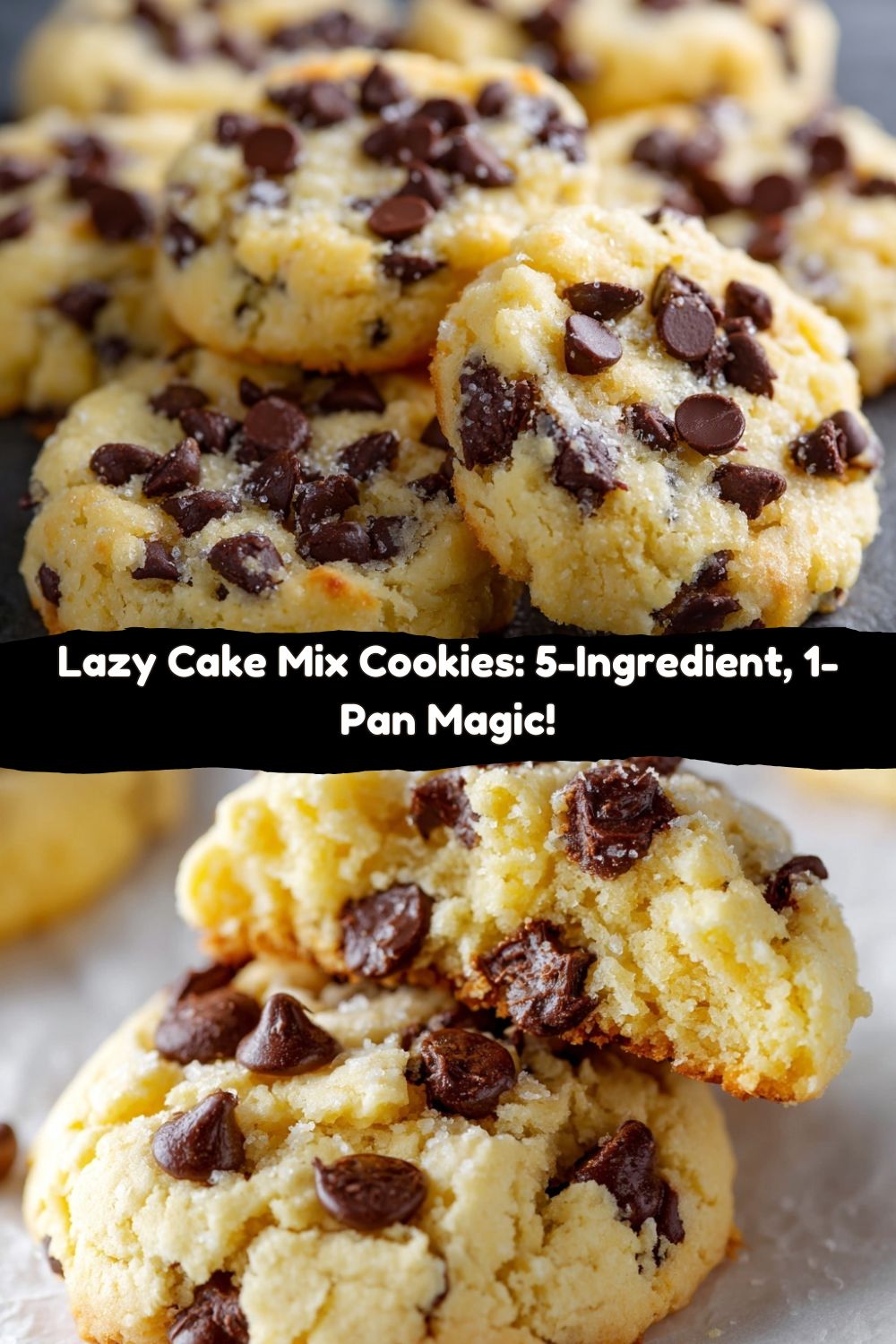 Lazy Cake Mix Cookies
