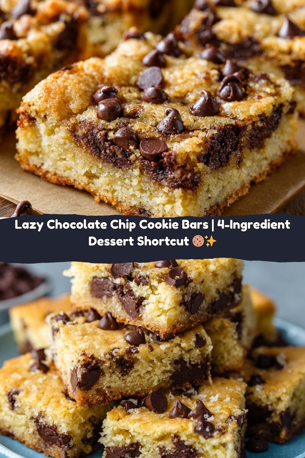 Lazy Chocolate Chip Cookie Bars