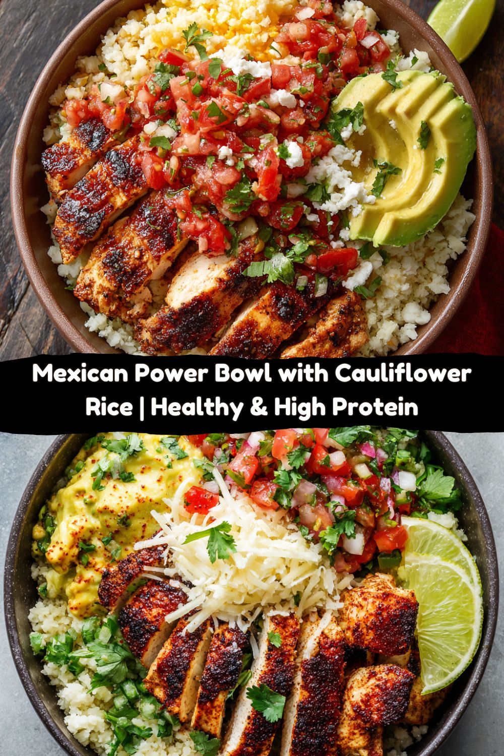 Mexican Power Bowl with Cauliflower Rice