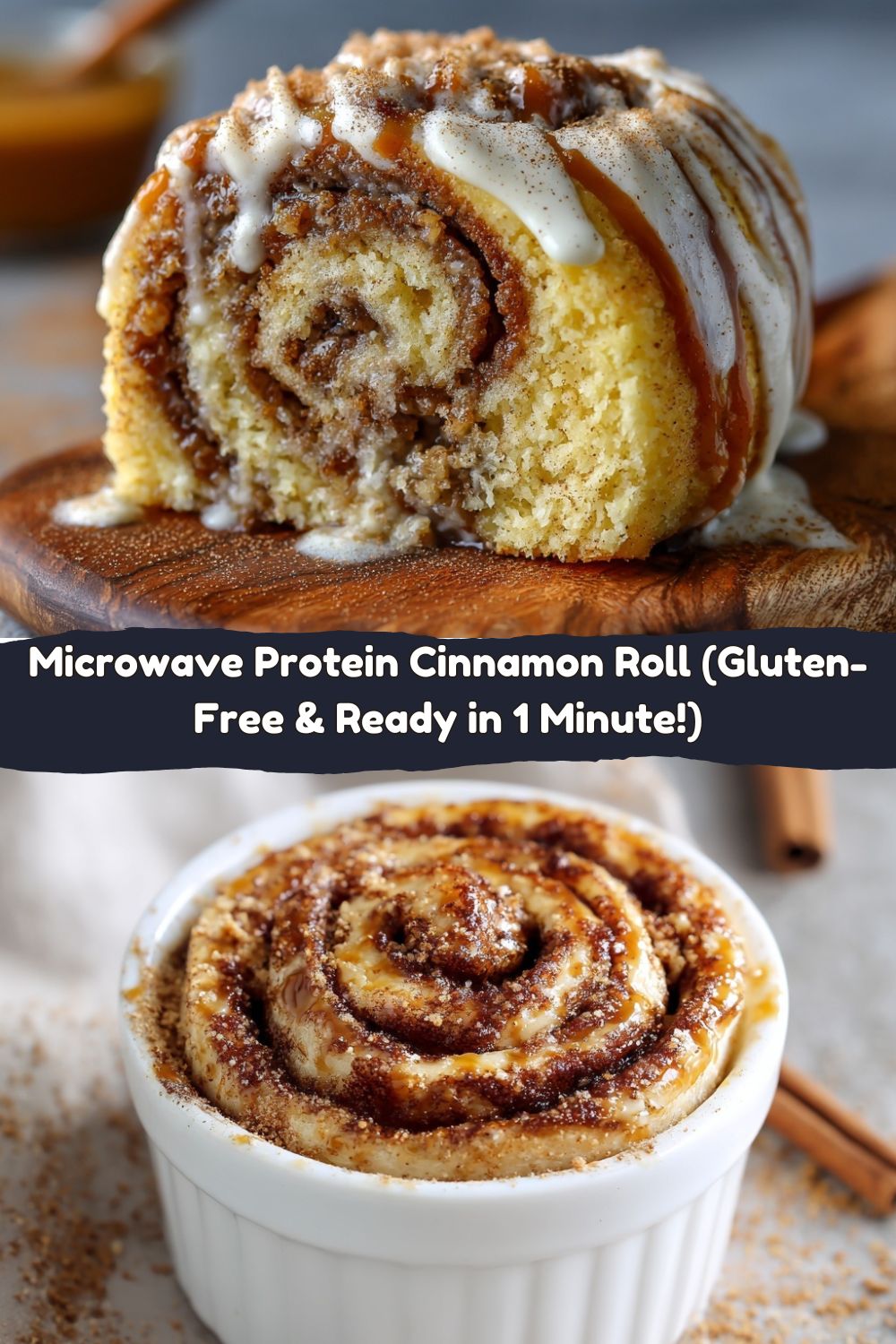 Microwave Protein Cinnamon Roll