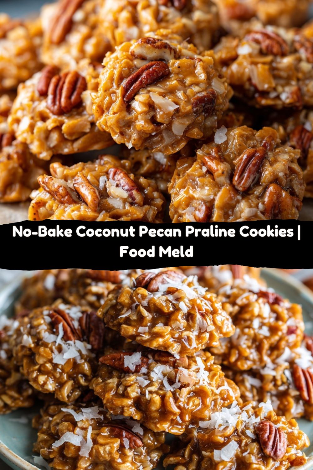 Coconut Pecan Praline Cookies 