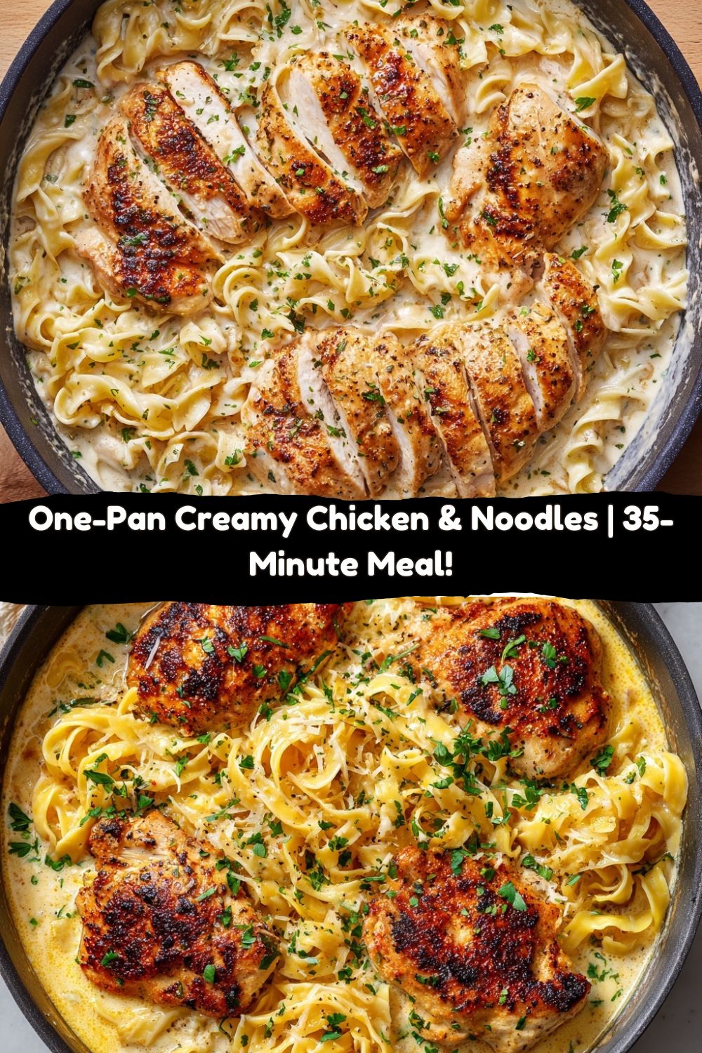 One-Pan Chicken with Buttered Noodles